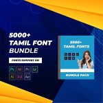 5000+ Premium Tamil Font Bundle