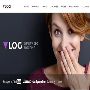 Vlog – Video Blog Magazine WordPress Theme