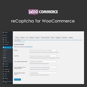 reCAPTCHA for WooCommerce – WordPress plugin